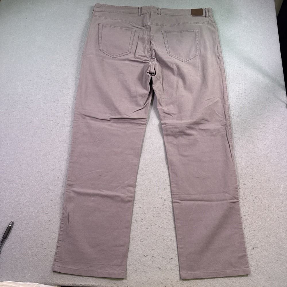 Peter Millar Crown Vintage Canvas Pants Mens 40 Gray 5 Pocket Chino JEANS - Picture 6 of 8